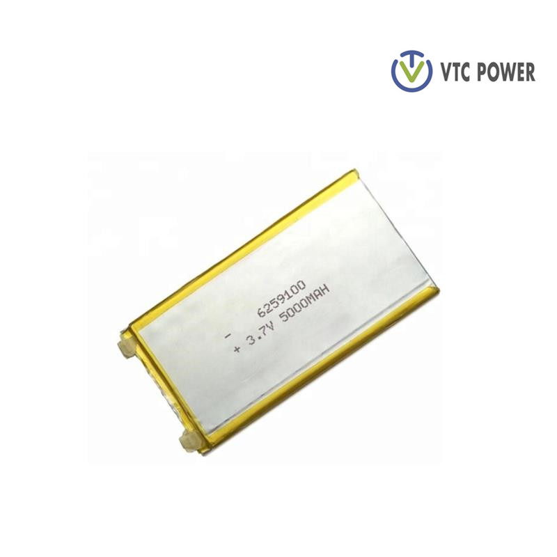 3.7v Li-ion Polymer Pugna 5000mah